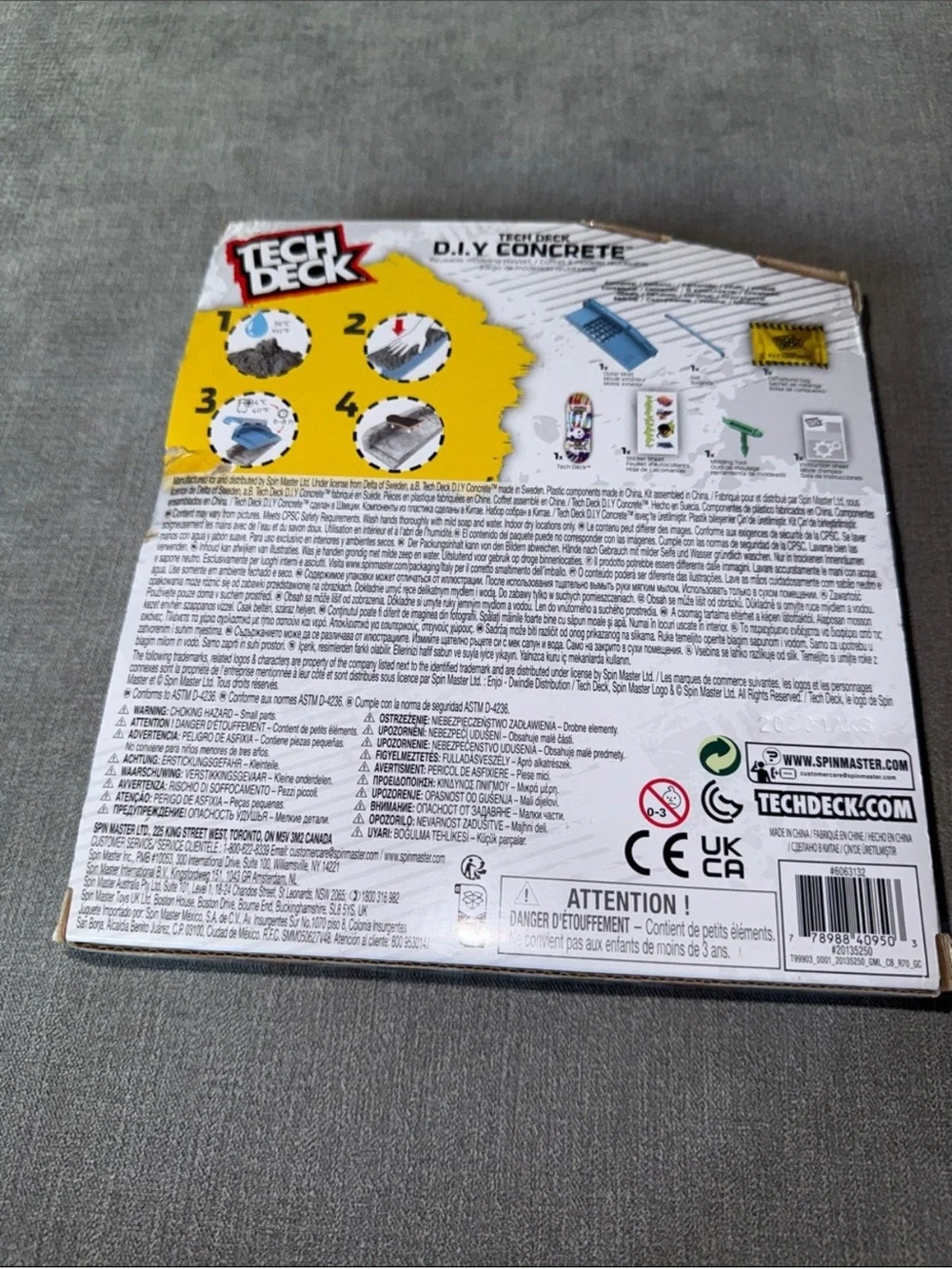 Spin Master Tech Deck DIY Concrete Fingerboard Set